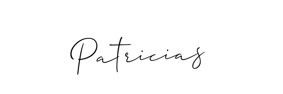 if you are searching for the best signature style for your name Patricias. so please give up your signature search. here we have designed multiple signature styles  using Allison_Script. Patricias signature style 2 images and pictures png