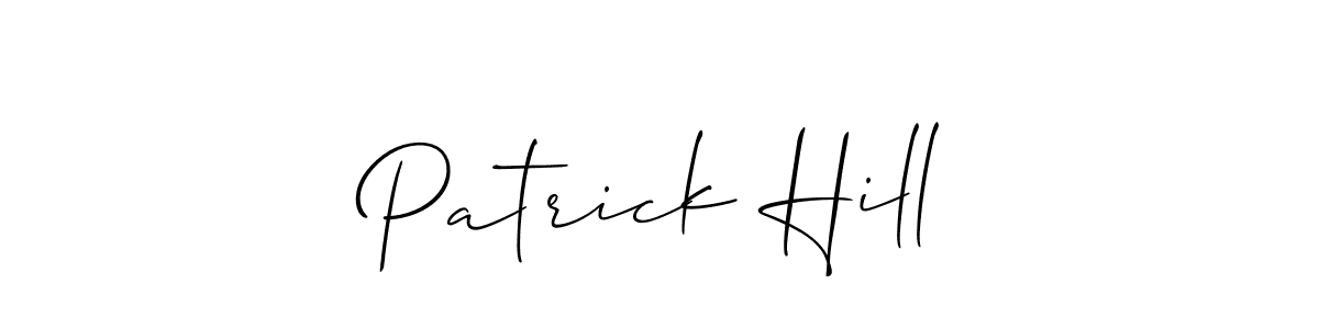 It looks lik you need a new signature style for name Patrick Hill. Design unique handwritten (Allison_Script) signature with our free signature maker in just a few clicks. Patrick Hill signature style 2 images and pictures png