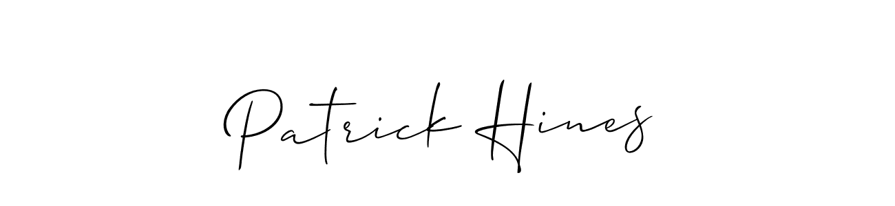 It looks lik you need a new signature style for name Patrick Hines. Design unique handwritten (Allison_Script) signature with our free signature maker in just a few clicks. Patrick Hines signature style 2 images and pictures png