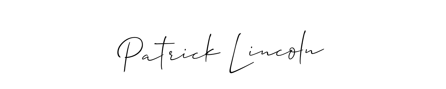 This is the best signature style for the Patrick Lincoln name. Also you like these signature font (Allison_Script). Mix name signature. Patrick Lincoln signature style 2 images and pictures png