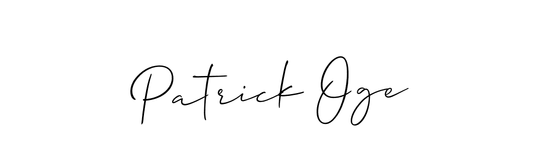How to Draw Patrick Oge signature style? Allison_Script is a latest design signature styles for name Patrick Oge. Patrick Oge signature style 2 images and pictures png