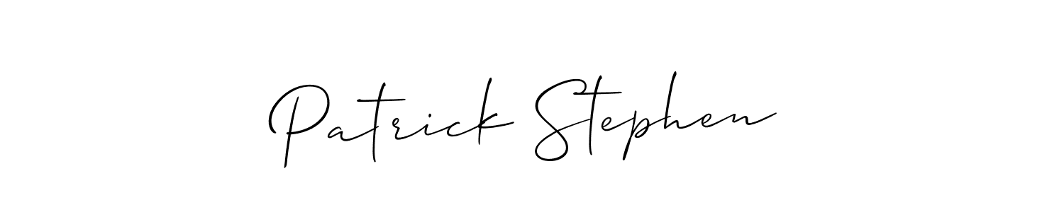 Also You can easily find your signature by using the search form. We will create Patrick Stephen name handwritten signature images for you free of cost using Allison_Script sign style. Patrick Stephen signature style 2 images and pictures png