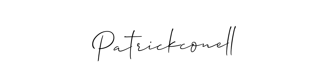 Make a short Patrickconell signature style. Manage your documents anywhere anytime using Allison_Script. Create and add eSignatures, submit forms, share and send files easily. Patrickconell signature style 2 images and pictures png