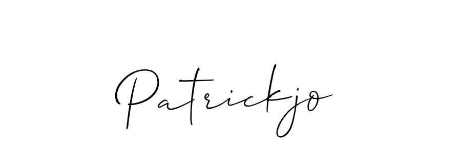 Make a beautiful signature design for name Patrickjo. Use this online signature maker to create a handwritten signature for free. Patrickjo signature style 2 images and pictures png