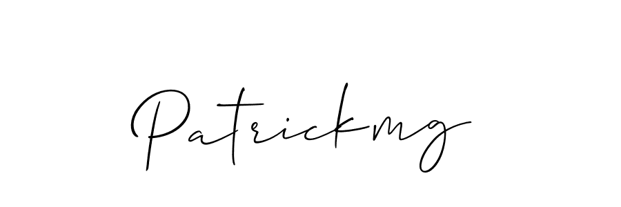 Create a beautiful signature design for name Patrickmg. With this signature (Allison_Script) fonts, you can make a handwritten signature for free. Patrickmg signature style 2 images and pictures png