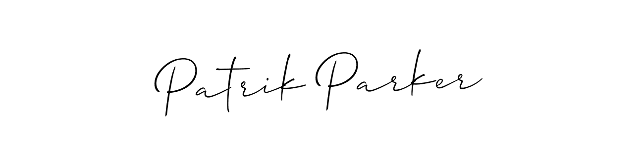 Also we have Patrik Parker name is the best signature style. Create professional handwritten signature collection using Allison_Script autograph style. Patrik Parker signature style 2 images and pictures png