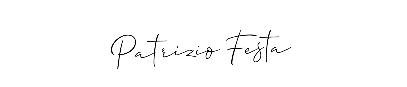 Create a beautiful signature design for name Patrizio Festa. With this signature (Allison_Script) fonts, you can make a handwritten signature for free. Patrizio Festa signature style 2 images and pictures png