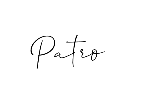 Make a beautiful signature design for name Patro. Use this online signature maker to create a handwritten signature for free. Patro signature style 2 images and pictures png