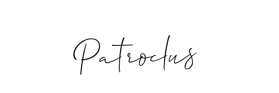 How to Draw Patroclus signature style? Allison_Script is a latest design signature styles for name Patroclus. Patroclus signature style 2 images and pictures png