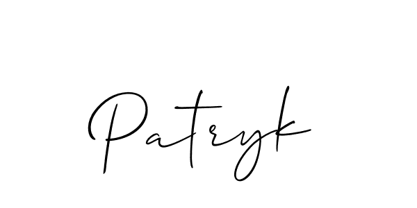 How to Draw Patryk signature style? Allison_Script is a latest design signature styles for name Patryk. Patryk signature style 2 images and pictures png