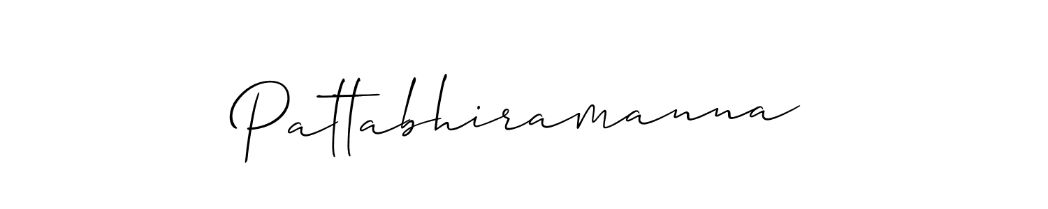 Best and Professional Signature Style for Pattabhiramanna. Allison_Script Best Signature Style Collection. Pattabhiramanna signature style 2 images and pictures png