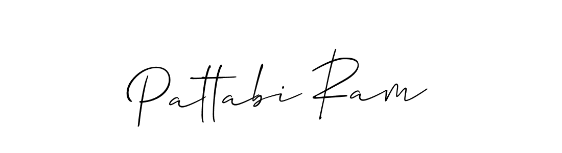 Design your own signature with our free online signature maker. With this signature software, you can create a handwritten (Allison_Script) signature for name Pattabi Ram. Pattabi Ram signature style 2 images and pictures png