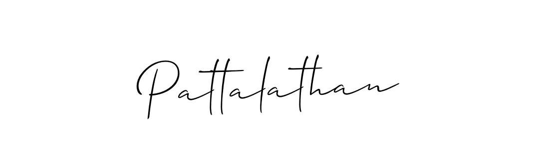 How to make Pattalathan name signature. Use Allison_Script style for creating short signs online. This is the latest handwritten sign. Pattalathan signature style 2 images and pictures png