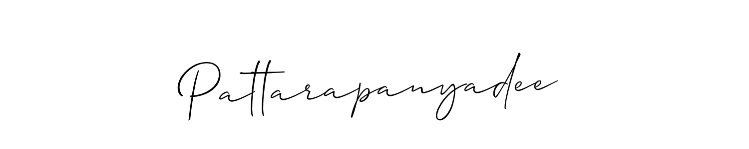 Once you've used our free online signature maker to create your best signature Allison_Script style, it's time to enjoy all of the benefits that Pattarapanyadee name signing documents. Pattarapanyadee signature style 2 images and pictures png