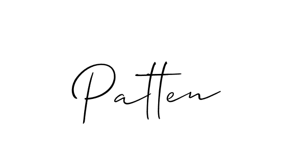 It looks lik you need a new signature style for name Patten. Design unique handwritten (Allison_Script) signature with our free signature maker in just a few clicks. Patten signature style 2 images and pictures png