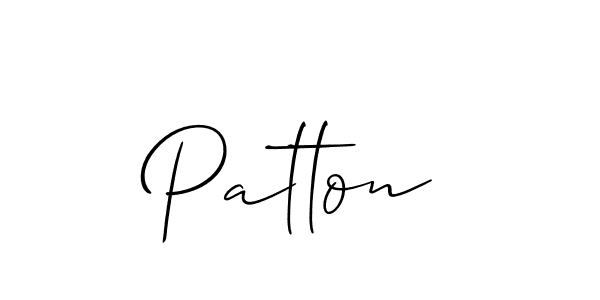 You should practise on your own different ways (Allison_Script) to write your name (Patton) in signature. don't let someone else do it for you. Patton signature style 2 images and pictures png
