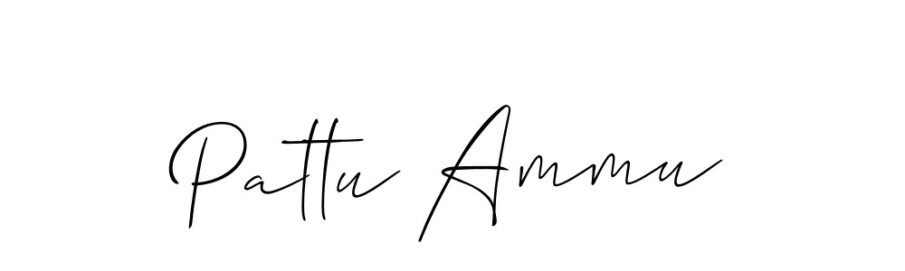 Make a short Pattu Ammu signature style. Manage your documents anywhere anytime using Allison_Script. Create and add eSignatures, submit forms, share and send files easily. Pattu Ammu signature style 2 images and pictures png