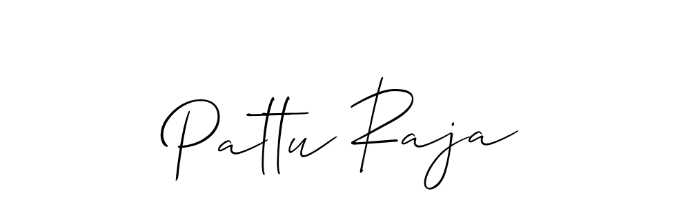 Design your own signature with our free online signature maker. With this signature software, you can create a handwritten (Allison_Script) signature for name Pattu Raja. Pattu Raja signature style 2 images and pictures png