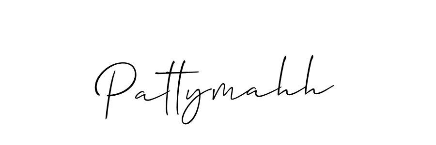 if you are searching for the best signature style for your name Pattymahh. so please give up your signature search. here we have designed multiple signature styles  using Allison_Script. Pattymahh signature style 2 images and pictures png