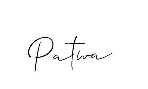 You should practise on your own different ways (Allison_Script) to write your name (Patwa) in signature. don't let someone else do it for you. Patwa signature style 2 images and pictures png