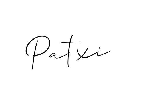 How to make Patxi name signature. Use Allison_Script style for creating short signs online. This is the latest handwritten sign. Patxi signature style 2 images and pictures png