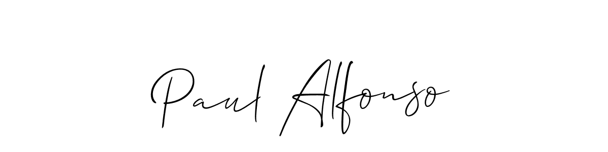 How to Draw Paul Alfonso signature style? Allison_Script is a latest design signature styles for name Paul Alfonso. Paul Alfonso signature style 2 images and pictures png