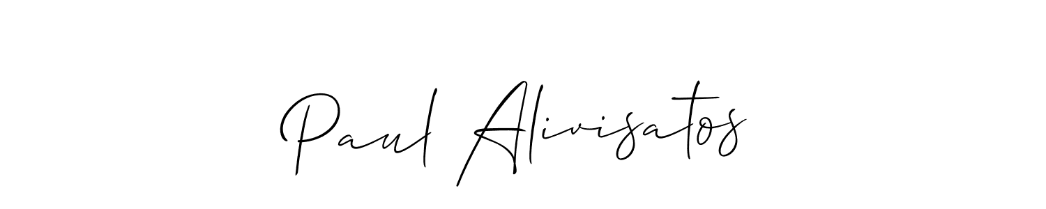 The best way (Allison_Script) to make a short signature is to pick only two or three words in your name. The name Paul Alivisatos include a total of six letters. For converting this name. Paul Alivisatos signature style 2 images and pictures png