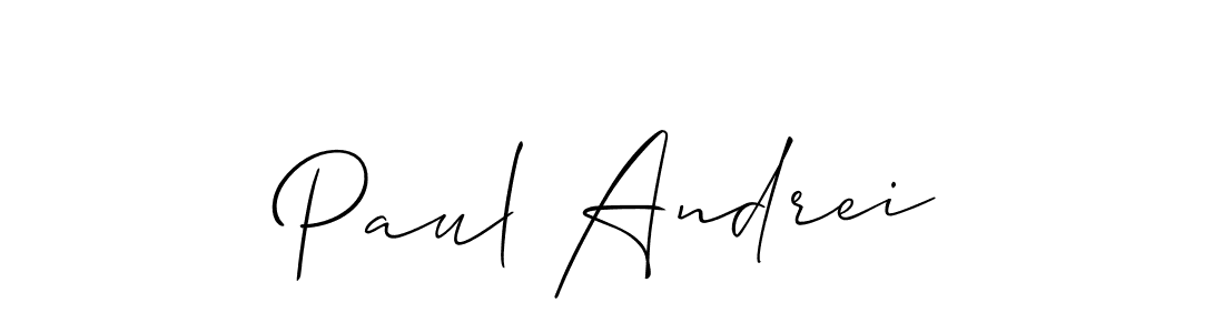 Also we have Paul Andrei name is the best signature style. Create professional handwritten signature collection using Allison_Script autograph style. Paul Andrei signature style 2 images and pictures png