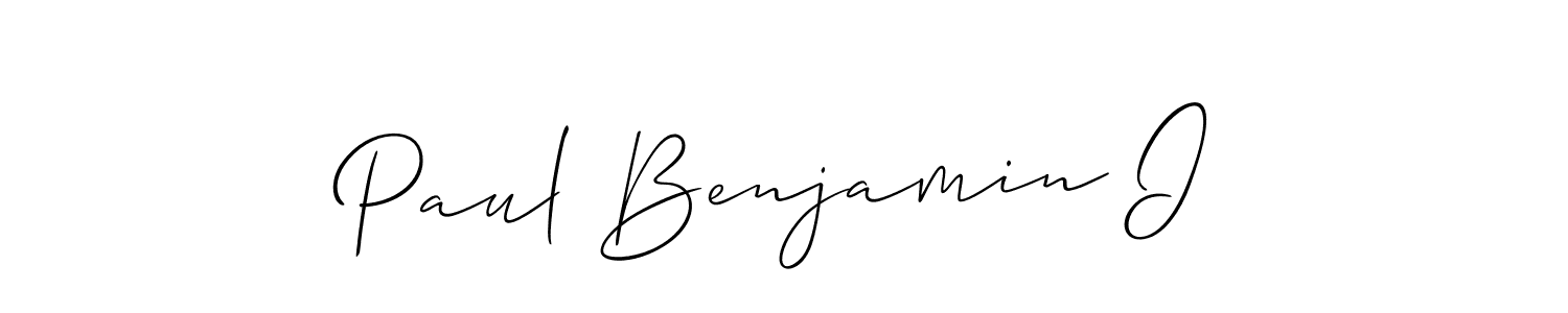 Make a beautiful signature design for name Paul Benjamin I. Use this online signature maker to create a handwritten signature for free. Paul Benjamin I signature style 2 images and pictures png