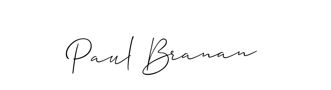 Also we have Paul Branan name is the best signature style. Create professional handwritten signature collection using Allison_Script autograph style. Paul Branan signature style 2 images and pictures png
