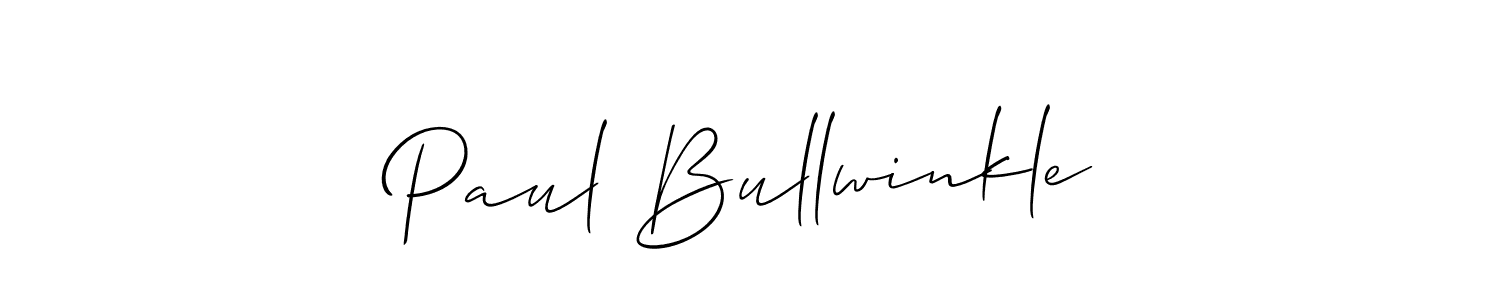 Create a beautiful signature design for name Paul Bullwinkle. With this signature (Allison_Script) fonts, you can make a handwritten signature for free. Paul Bullwinkle signature style 2 images and pictures png