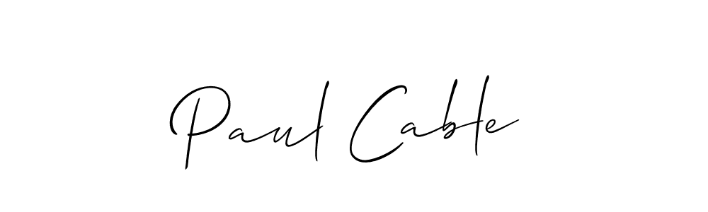 if you are searching for the best signature style for your name Paul Cable. so please give up your signature search. here we have designed multiple signature styles  using Allison_Script. Paul Cable signature style 2 images and pictures png