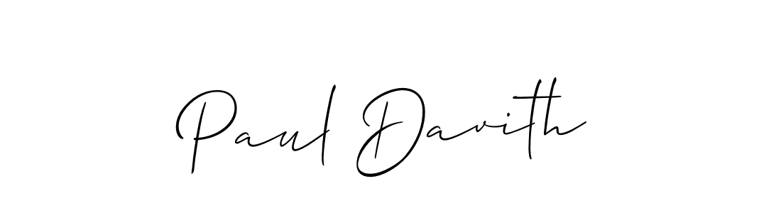 Also we have Paul Davith name is the best signature style. Create professional handwritten signature collection using Allison_Script autograph style. Paul Davith signature style 2 images and pictures png