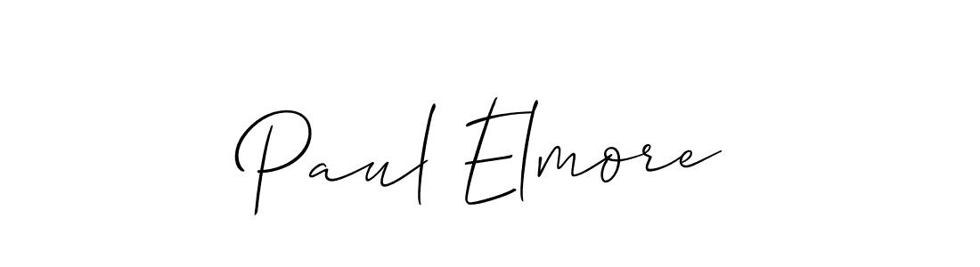 Design your own signature with our free online signature maker. With this signature software, you can create a handwritten (Allison_Script) signature for name Paul Elmore. Paul Elmore signature style 2 images and pictures png