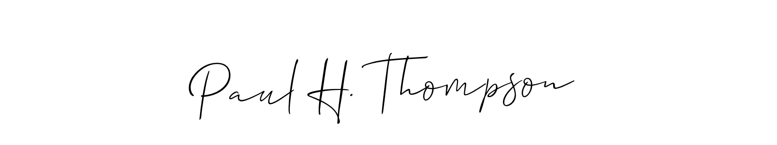 Make a beautiful signature design for name Paul H. Thompson. Use this online signature maker to create a handwritten signature for free. Paul H. Thompson signature style 2 images and pictures png