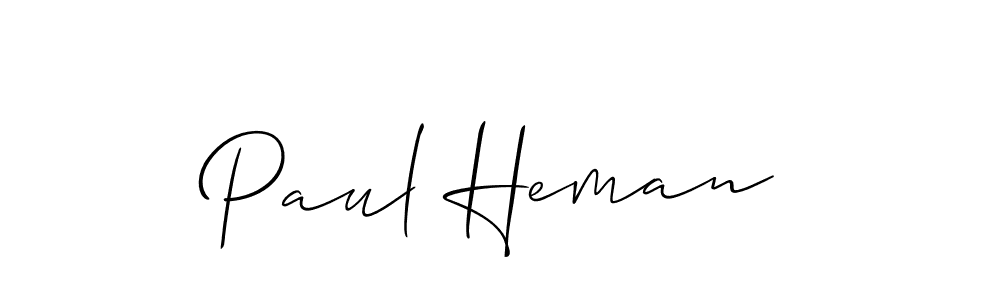 Allison_Script is a professional signature style that is perfect for those who want to add a touch of class to their signature. It is also a great choice for those who want to make their signature more unique. Get Paul Heman name to fancy signature for free. Paul Heman signature style 2 images and pictures png