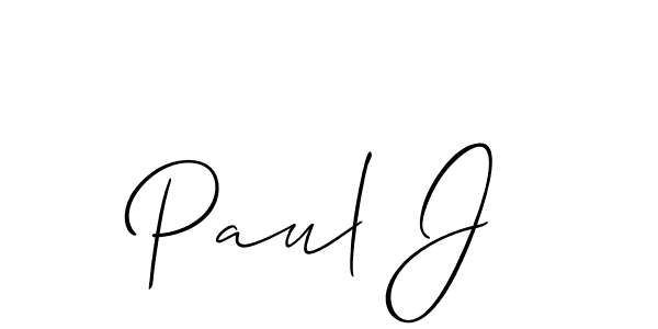 Once you've used our free online signature maker to create your best signature Allison_Script style, it's time to enjoy all of the benefits that Paul J name signing documents. Paul J signature style 2 images and pictures png