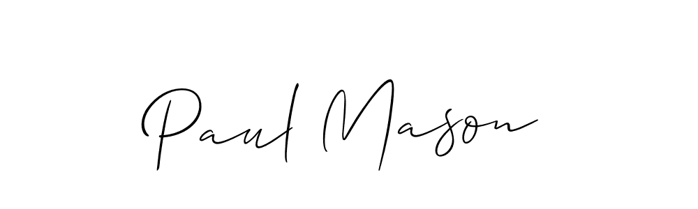 Paul Mason stylish signature style. Best Handwritten Sign (Allison_Script) for my name. Handwritten Signature Collection Ideas for my name Paul Mason. Paul Mason signature style 2 images and pictures png