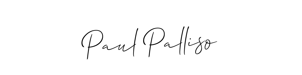 Similarly Allison_Script is the best handwritten signature design. Signature creator online .You can use it as an online autograph creator for name Paul Palliso. Paul Palliso signature style 2 images and pictures png