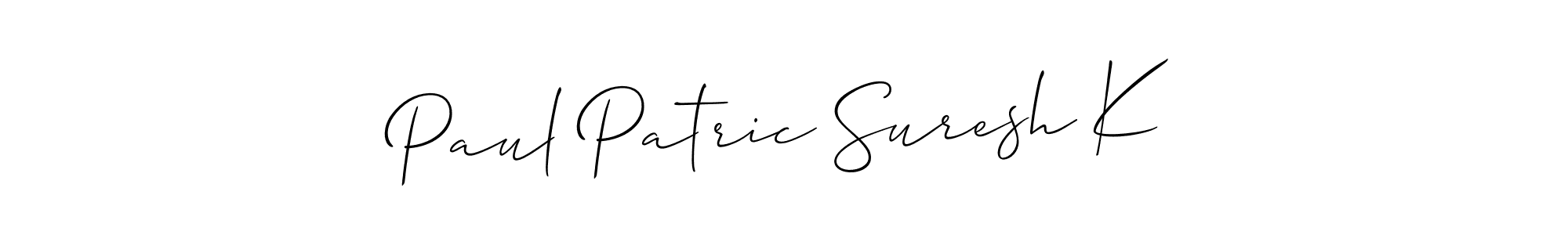 Make a beautiful signature design for name Paul Patric Suresh K. Use this online signature maker to create a handwritten signature for free. Paul Patric Suresh K signature style 2 images and pictures png