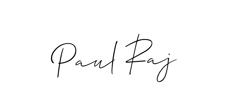 Design your own signature with our free online signature maker. With this signature software, you can create a handwritten (Allison_Script) signature for name Paul Raj. Paul Raj signature style 2 images and pictures png