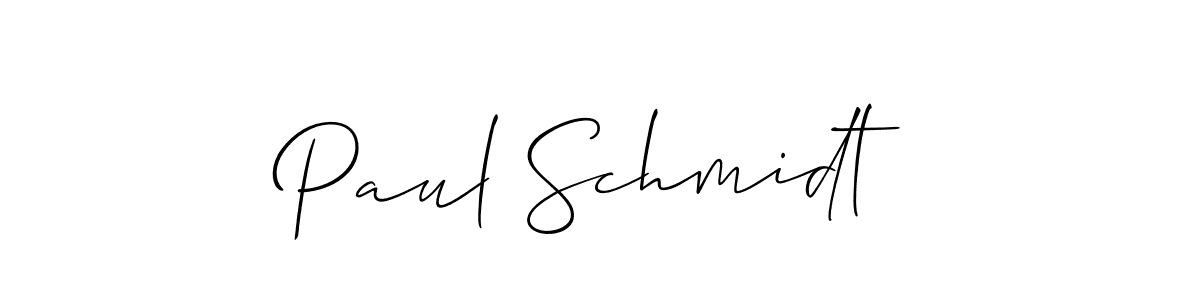 You should practise on your own different ways (Allison_Script) to write your name (Paul Schmidt) in signature. don't let someone else do it for you. Paul Schmidt signature style 2 images and pictures png