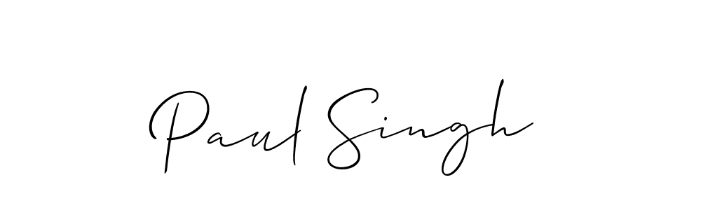 Also we have Paul Singh name is the best signature style. Create professional handwritten signature collection using Allison_Script autograph style. Paul Singh signature style 2 images and pictures png