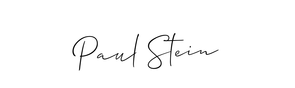 Design your own signature with our free online signature maker. With this signature software, you can create a handwritten (Allison_Script) signature for name Paul Stein. Paul Stein signature style 2 images and pictures png