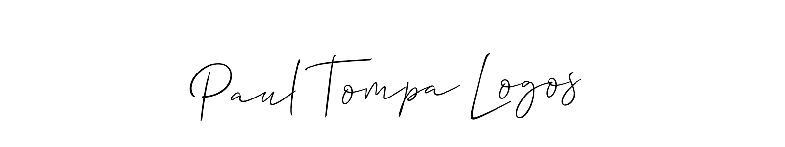 Check out images of Autograph of Paul Tompa Logos name. Actor Paul Tompa Logos Signature Style. Allison_Script is a professional sign style online. Paul Tompa Logos signature style 2 images and pictures png