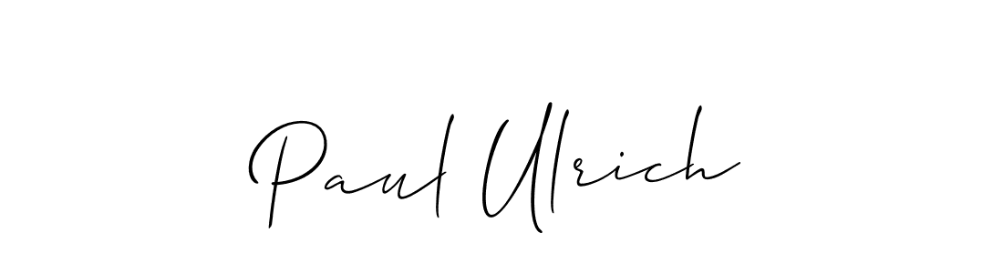 Make a beautiful signature design for name Paul Ulrich. Use this online signature maker to create a handwritten signature for free. Paul Ulrich signature style 2 images and pictures png