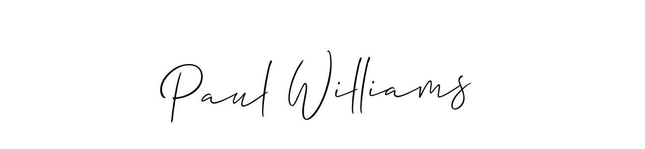 Once you've used our free online signature maker to create your best signature Allison_Script style, it's time to enjoy all of the benefits that Paul Williams name signing documents. Paul Williams signature style 2 images and pictures png