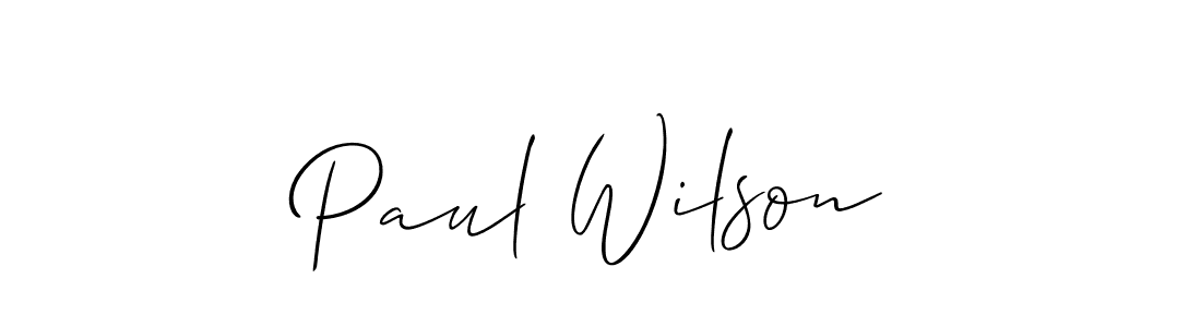 Best and Professional Signature Style for Paul Wilson. Allison_Script Best Signature Style Collection. Paul Wilson signature style 2 images and pictures png