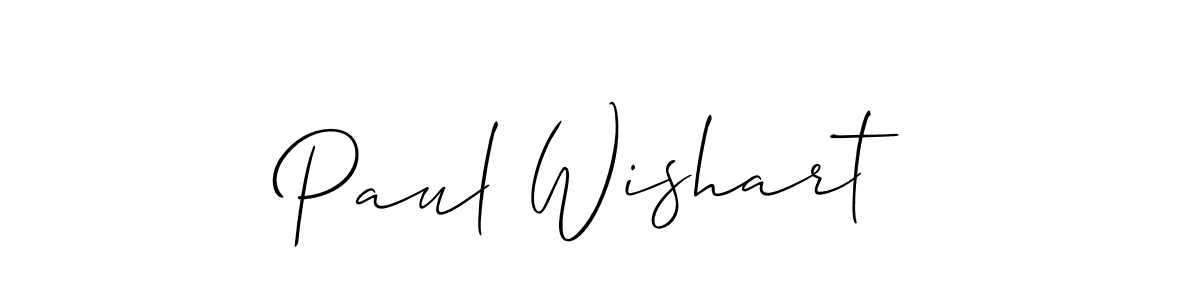 It looks lik you need a new signature style for name Paul Wishart. Design unique handwritten (Allison_Script) signature with our free signature maker in just a few clicks. Paul Wishart signature style 2 images and pictures png