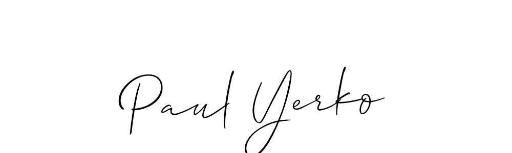 Once you've used our free online signature maker to create your best signature Allison_Script style, it's time to enjoy all of the benefits that Paul Yerko name signing documents. Paul Yerko signature style 2 images and pictures png